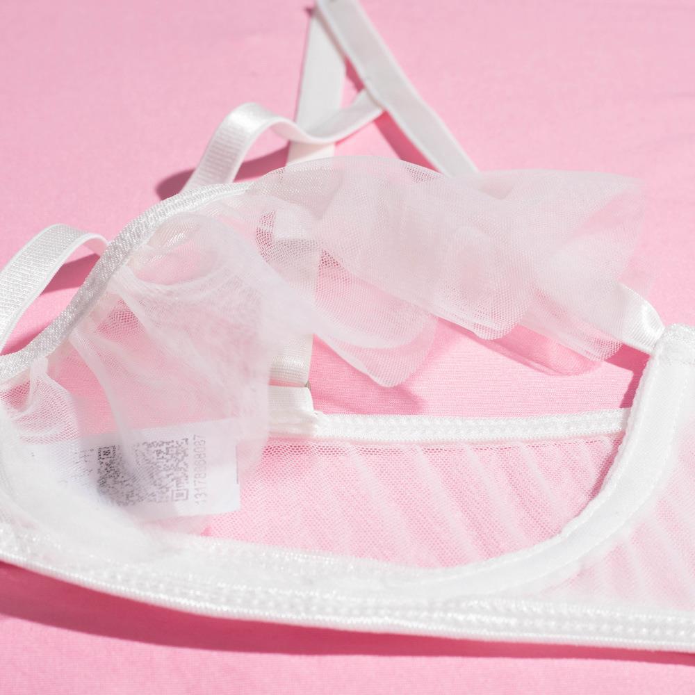 Four-Piece Bra and Garter Underwear Lingerie Set