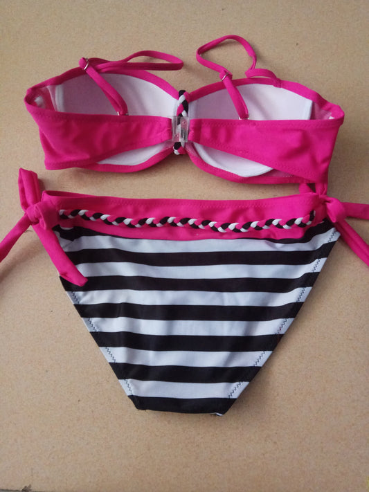 Women’s Multicolor Bikini Swimsuit Two Piece Set