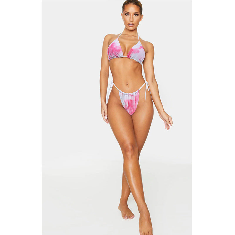 Three-Piece Split Bikini Swimsuit Set for Women