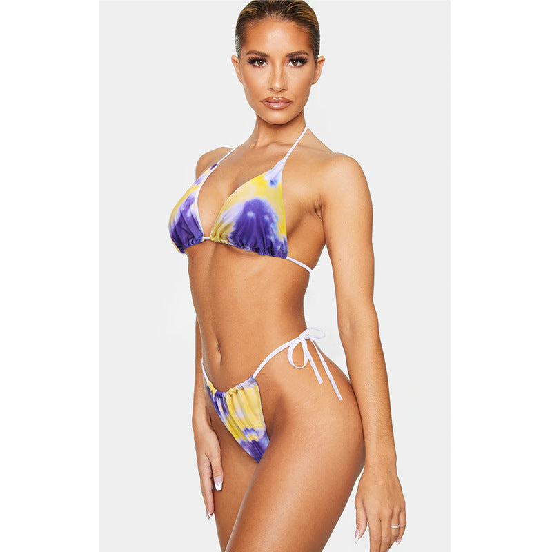 Three-Piece Split Bikini Swimsuit Set for Women