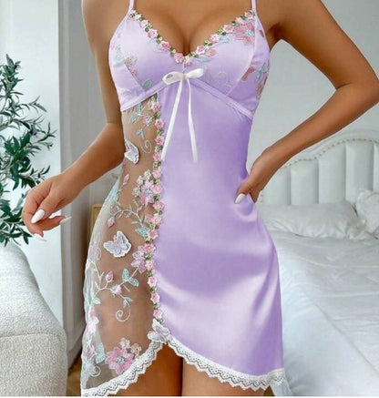 Lace T-Back Two-Piece Sexy Lingerie Set