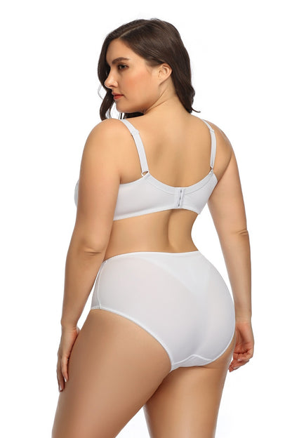 Adjustable Strap Everyday Support Bra and Panty for Women