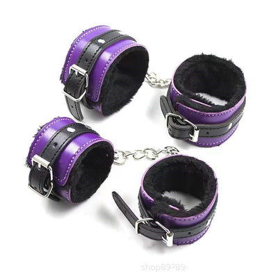 Adult Products Black And Purple Erotic 8-piece Set