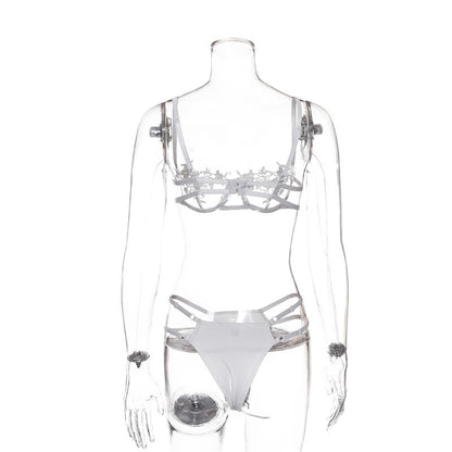 Floral Lace Hot Band Lingerie Set for Women