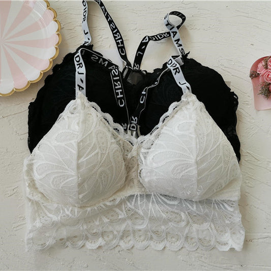 Luxury Two-piece set with wireless bra and matching panties
