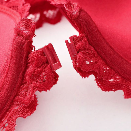 Lace Back Bra and Matching Panty Lingerie Set