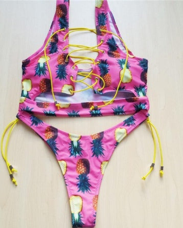 Lace-Up Bikini Set Bold and Sexy