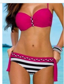 Women’s Multicolor Bikini Swimsuit Two Piece Set