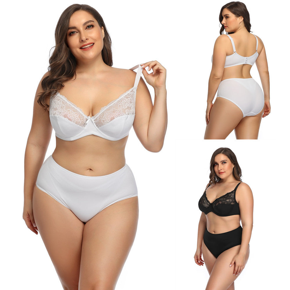 Adjustable Strap Everyday Support Bra and Panty for Women