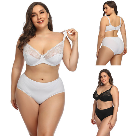 Adjustable Strap Everyday Support Bra and Panty for Women