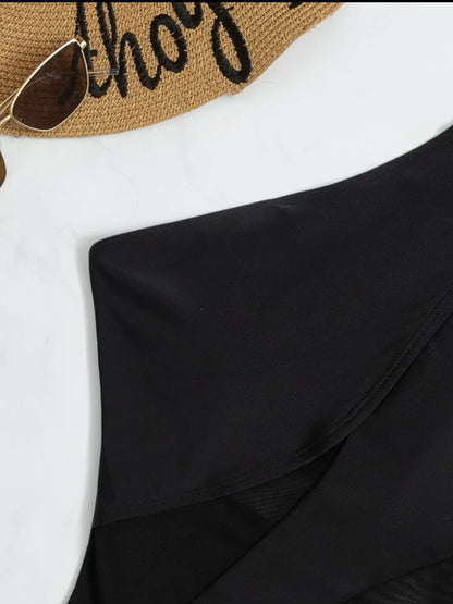 Women’s Sexy Solid Color One Piece Swimsuit Bikini