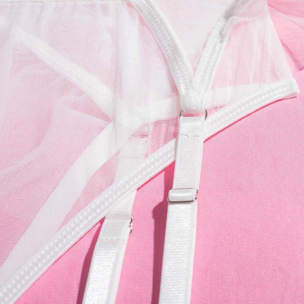 Four-Piece Bra and Garter Underwear Lingerie Set