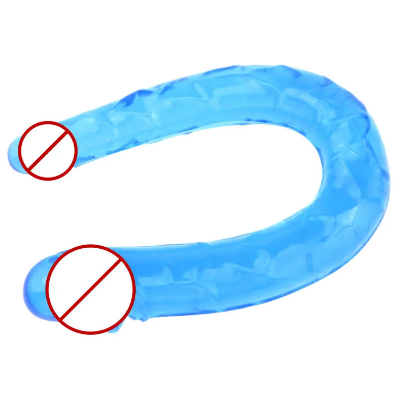 U-Shape Soft Jelly Double Dildos