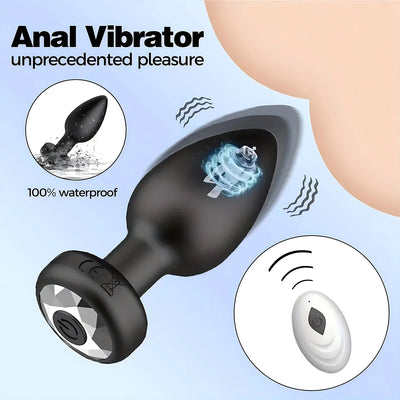 Remote Control Anal Vibrator Plug