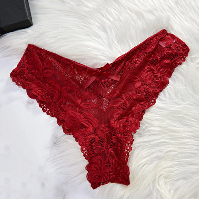 Red Lace Lingerie Set