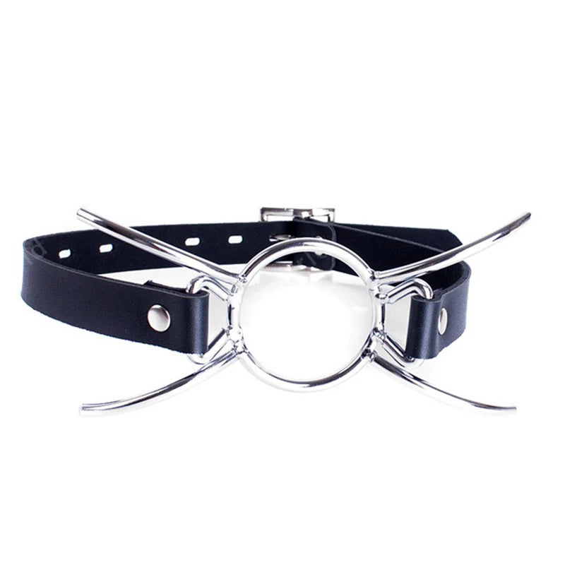 PU Leather Bondage Mouth Gag Set