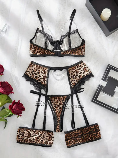 Sensual Lace Babydoll Bra Set