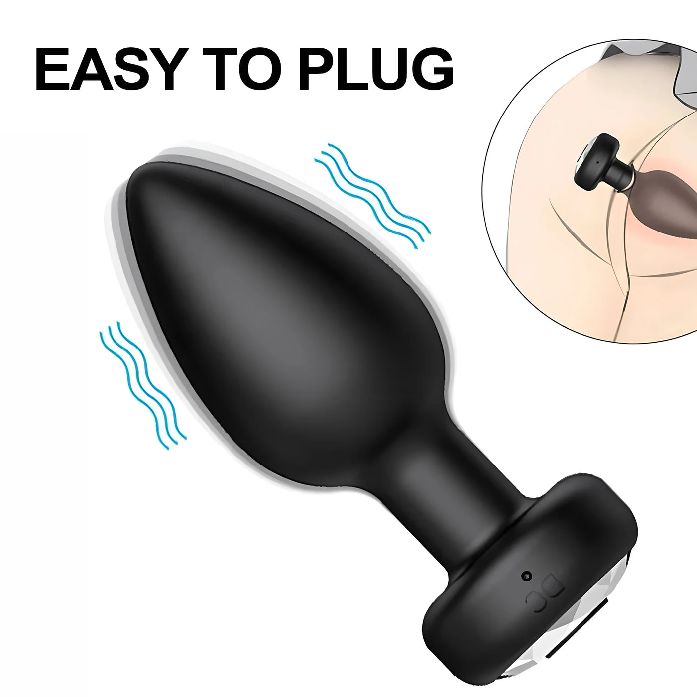 Remote Control Anal Vibrator Plug