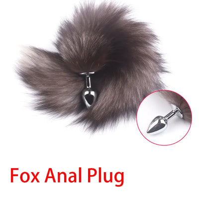 Fox Tail Anal Plug for Couples