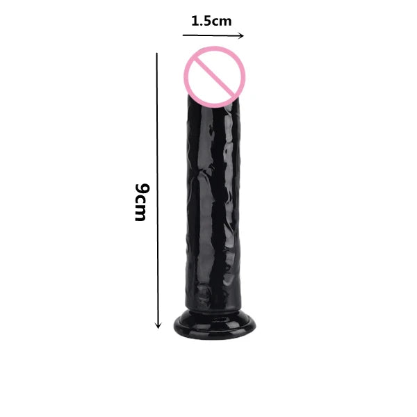 8-Sized Realistic Jelly Dildo