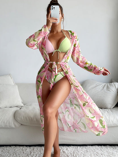 European American Style Bikini Swimsuit for Women