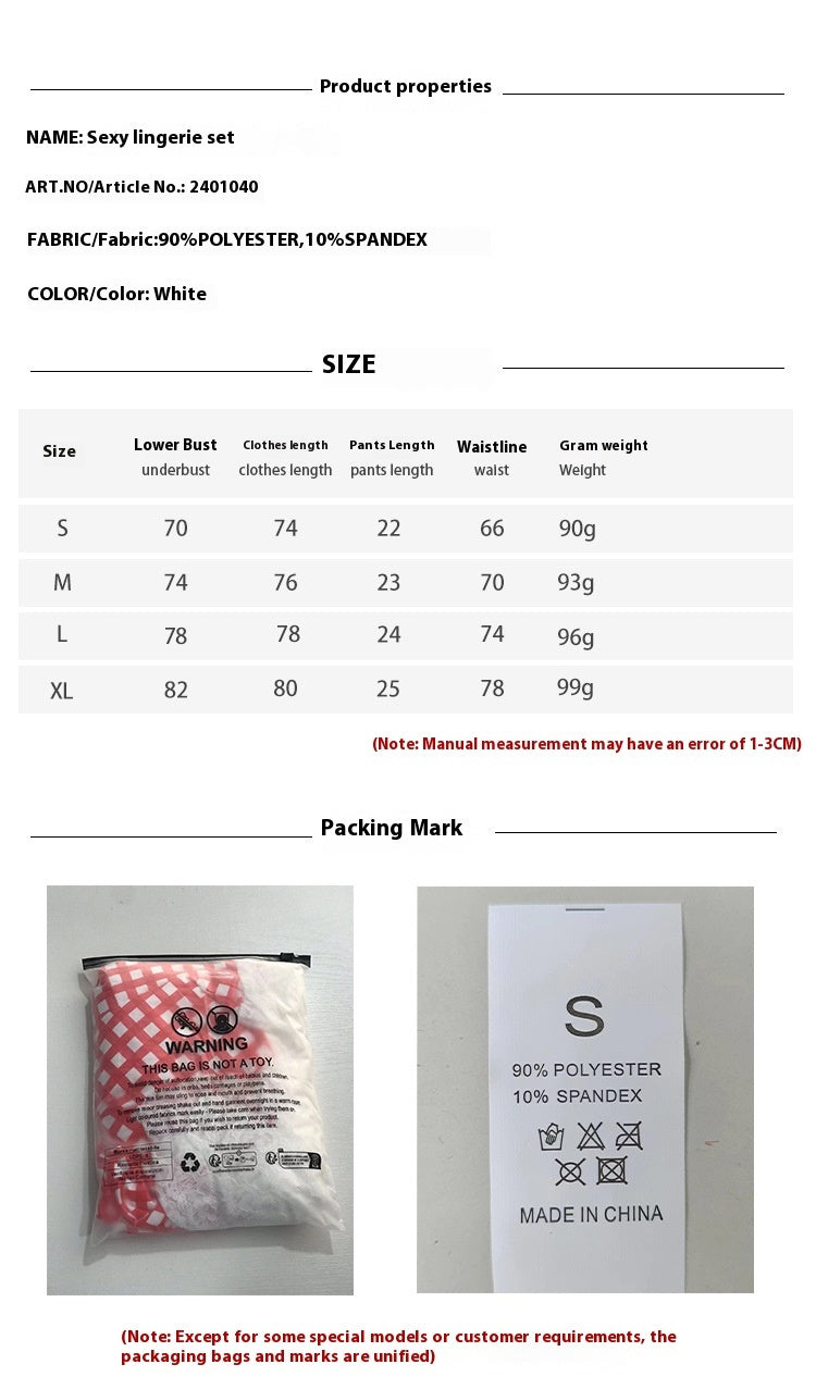 Lace T-Back Two-Piece Sexy Lingerie Set