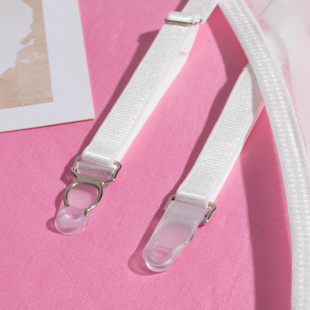 Four-Piece Bra and Garter Underwear Lingerie Set